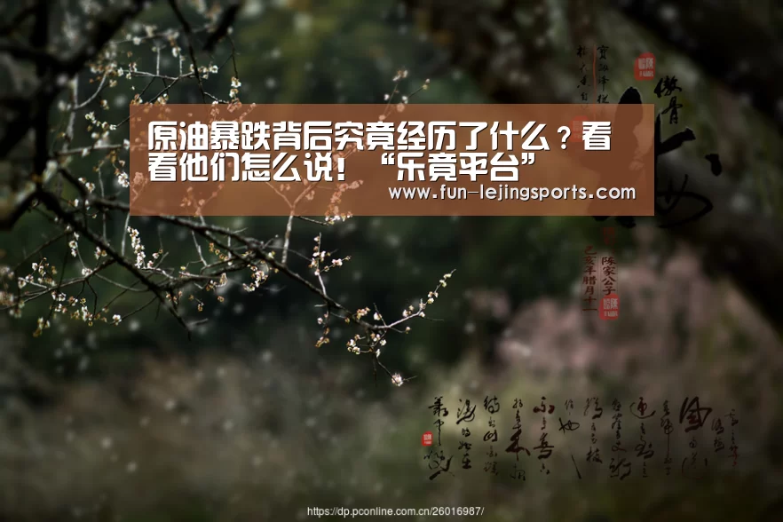 原油暴跌背后究竟经历了什么?看看他们怎么说!“乐竟平台”(图2) 乐竟体育